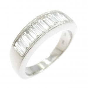 K14WG ダイヤモンド リング 0.75CT