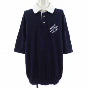 ルイヴィトン LOUIS VUITTON エンブロイダードショートスリーブコットンプレンドポロシャツ HRN14WF77 ポロシャツ