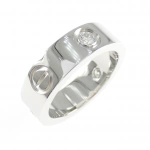 カルティエ ラブ ハーフダイヤ リング