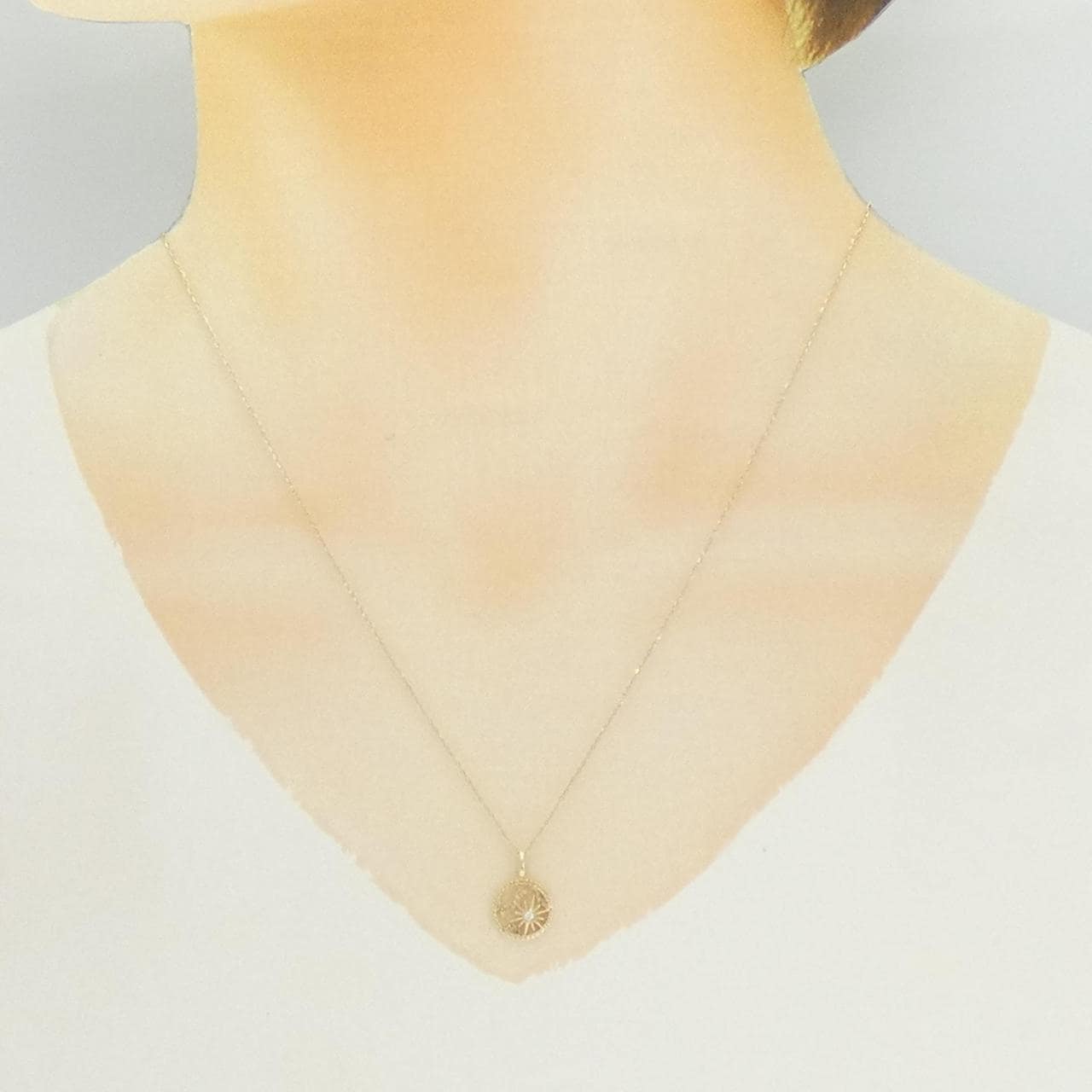 スタージュエリー ダイヤモンド ネックレス 0.01CT