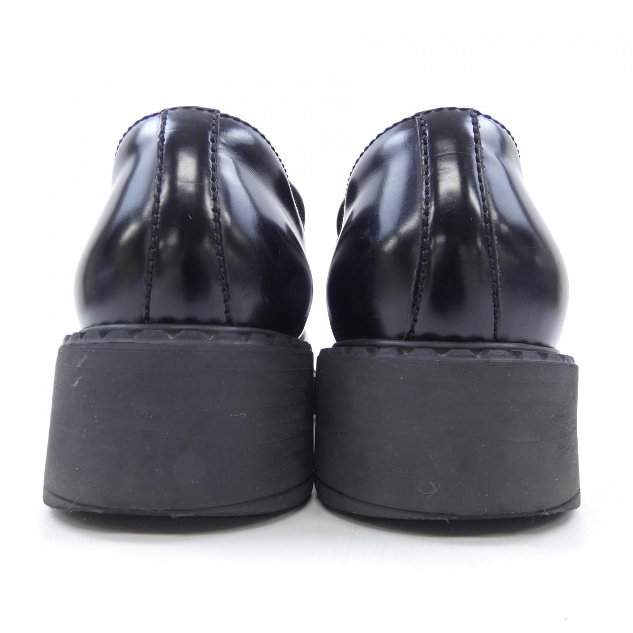 プラダ PRADA チョコレート ローファー トライアングルロゴ 1D246M シューズ