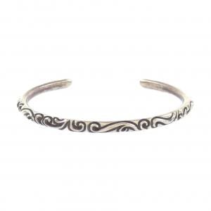 クロムハーツ CHROME HEARTS BANGLE SCROLLBAND 200033406SLVBR3019 BRACELET