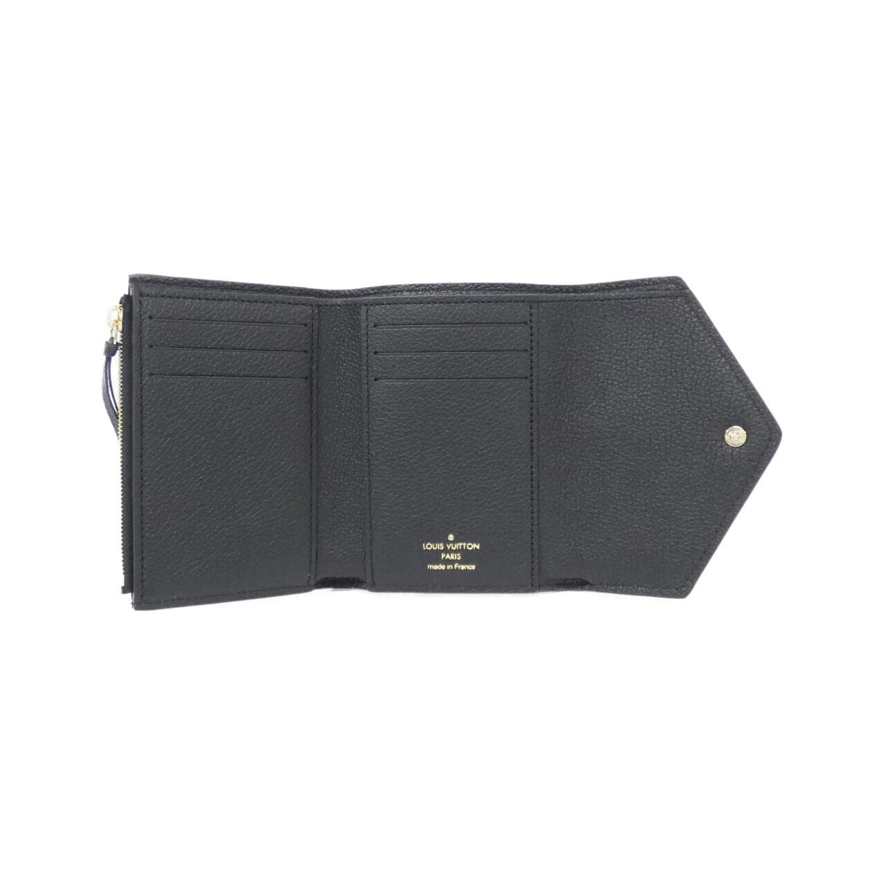 LOUIS VUITTON Bicolor Monogram Empreinte Portefeuille Victorine M80968 Wallet