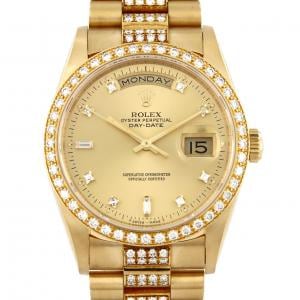 ROLEX Day Date 18348A. YG Automatic L number