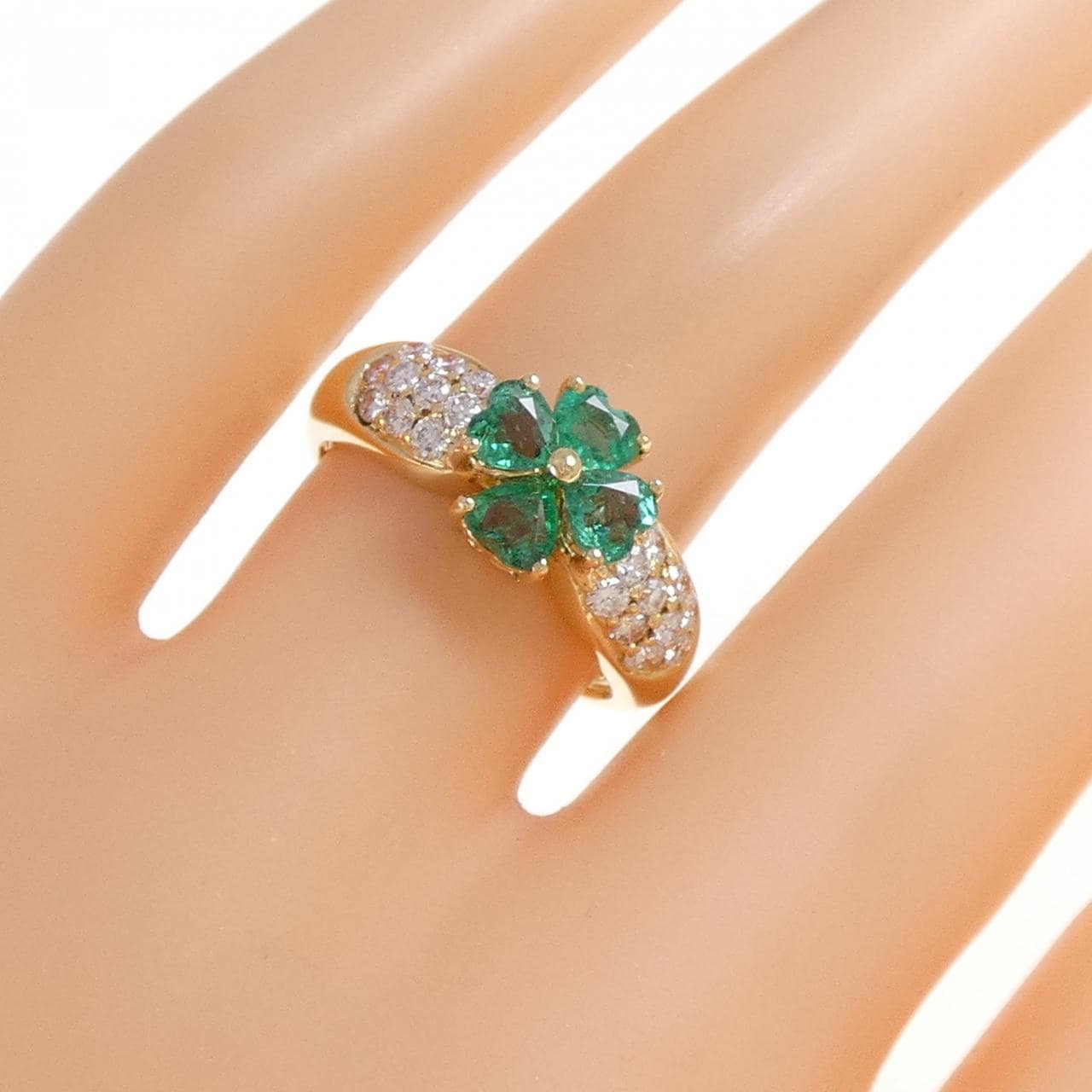 ポンテヴェキオ エメラルド リング 0.85CT