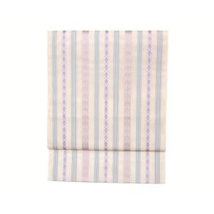 【未使用品】夏名古屋帯【紗献上博多織】　全通柄