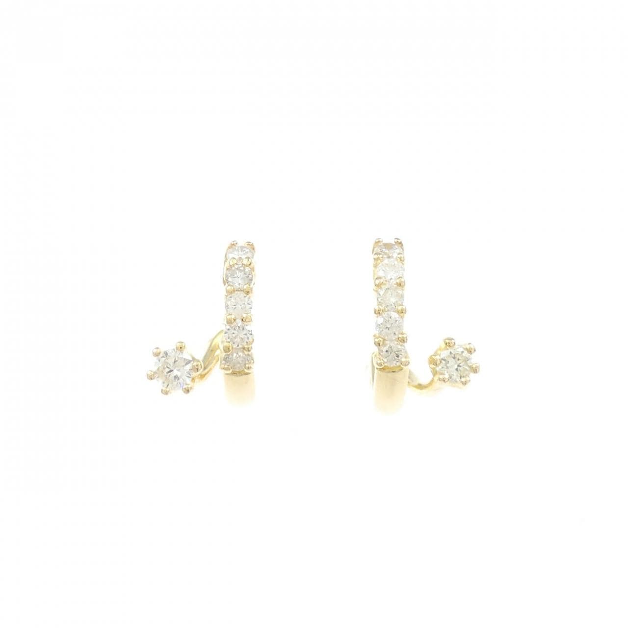 K18YG ダイヤモンド ピアス 0.40CT