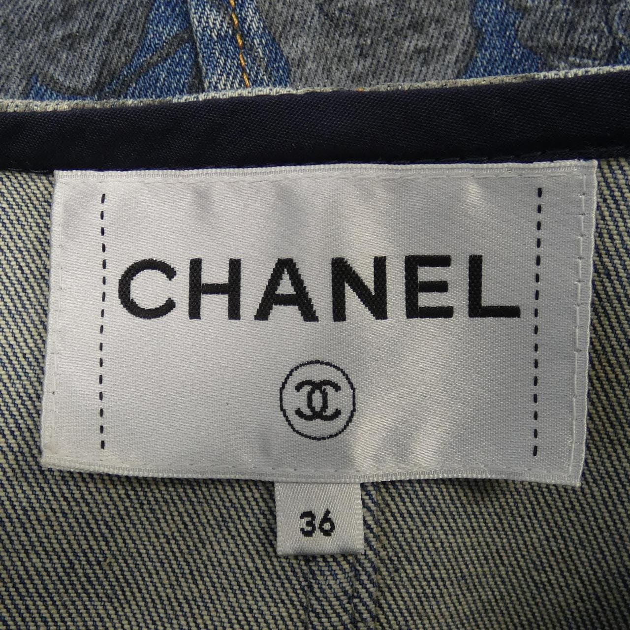 シャネル CHANEL P70737V62477 21A デニムジャケット