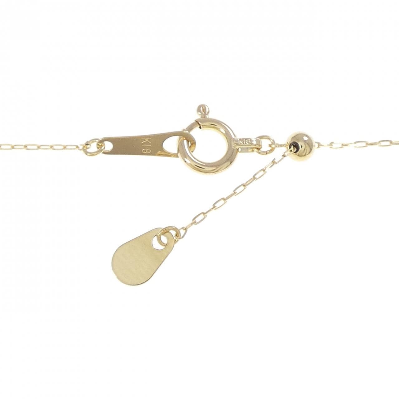 K18YG ダイヤモンド ネックレス 0.22CT