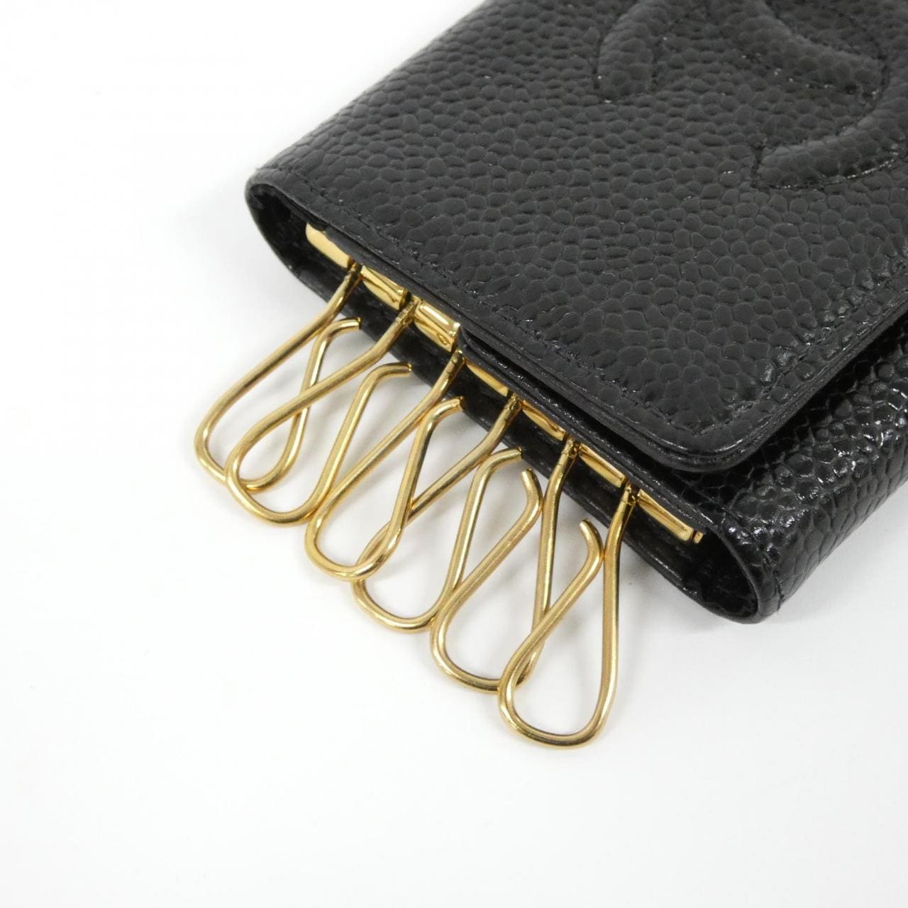 【ヴィンテージ】シャネル タイムレスCC ライン 01439 キーケース