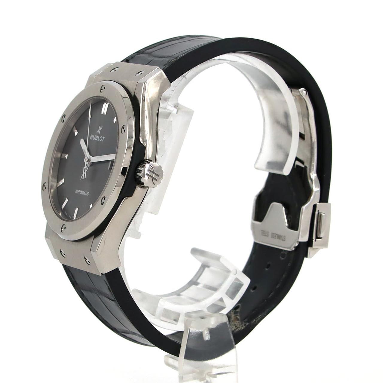 【ノーメンテナンス還元価格】ウブロ クラシックフュージョンチタニウムレーシンググレー 542.NX.7071.LR TI 自動巻