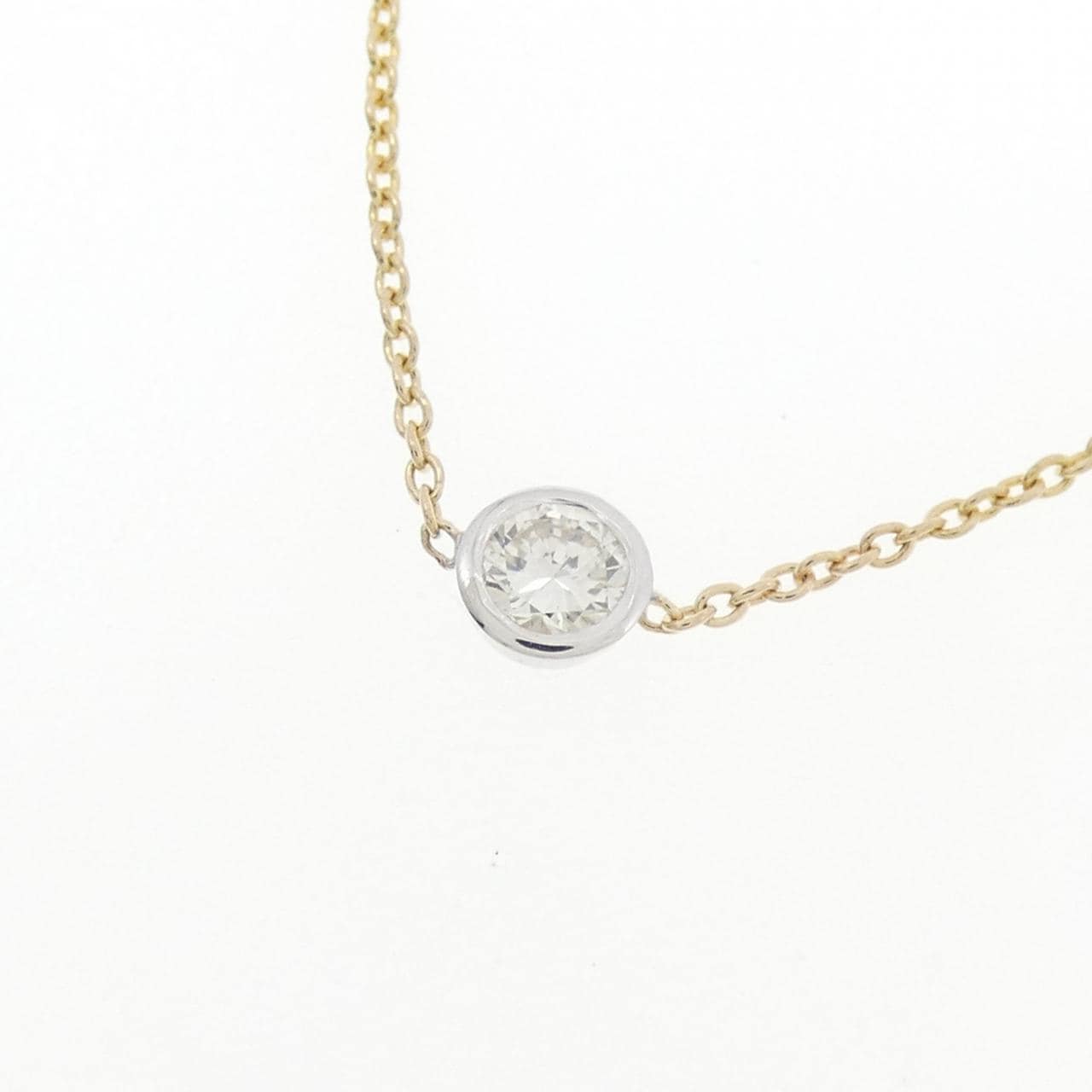 14KTWG/14KTYG ダイヤモンド ネックレス