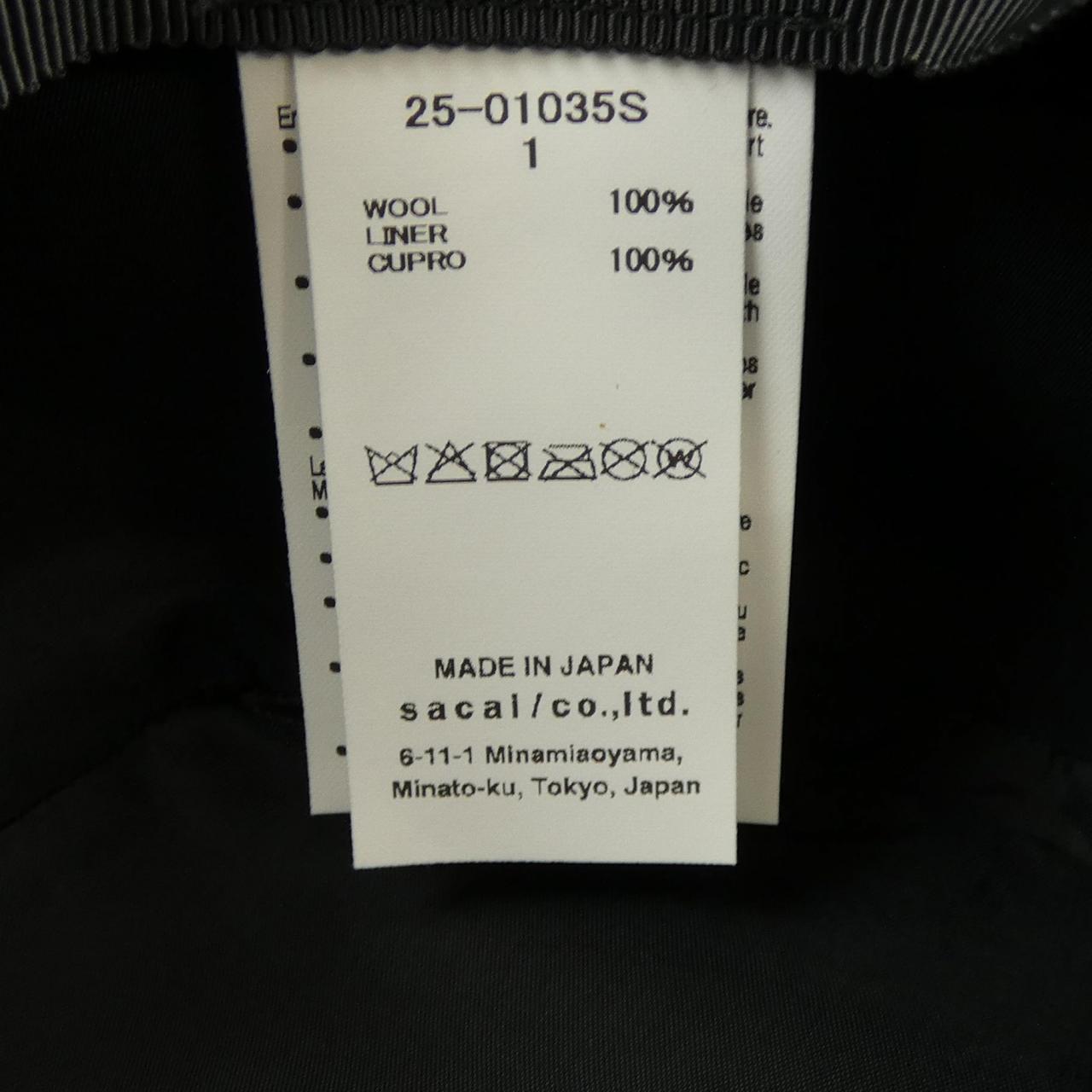 サカイ SACAI 25-01035S UNISEX ハット