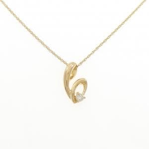 K18YG ダイヤモンド ネックレス 0.10CT