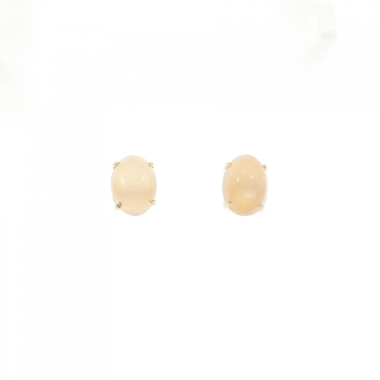 K18YG ムーンストーン ピアス