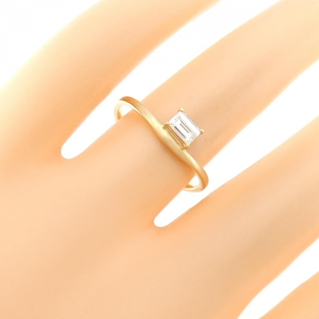 【新品】K18YG ダイヤモンド リング 0.30CT