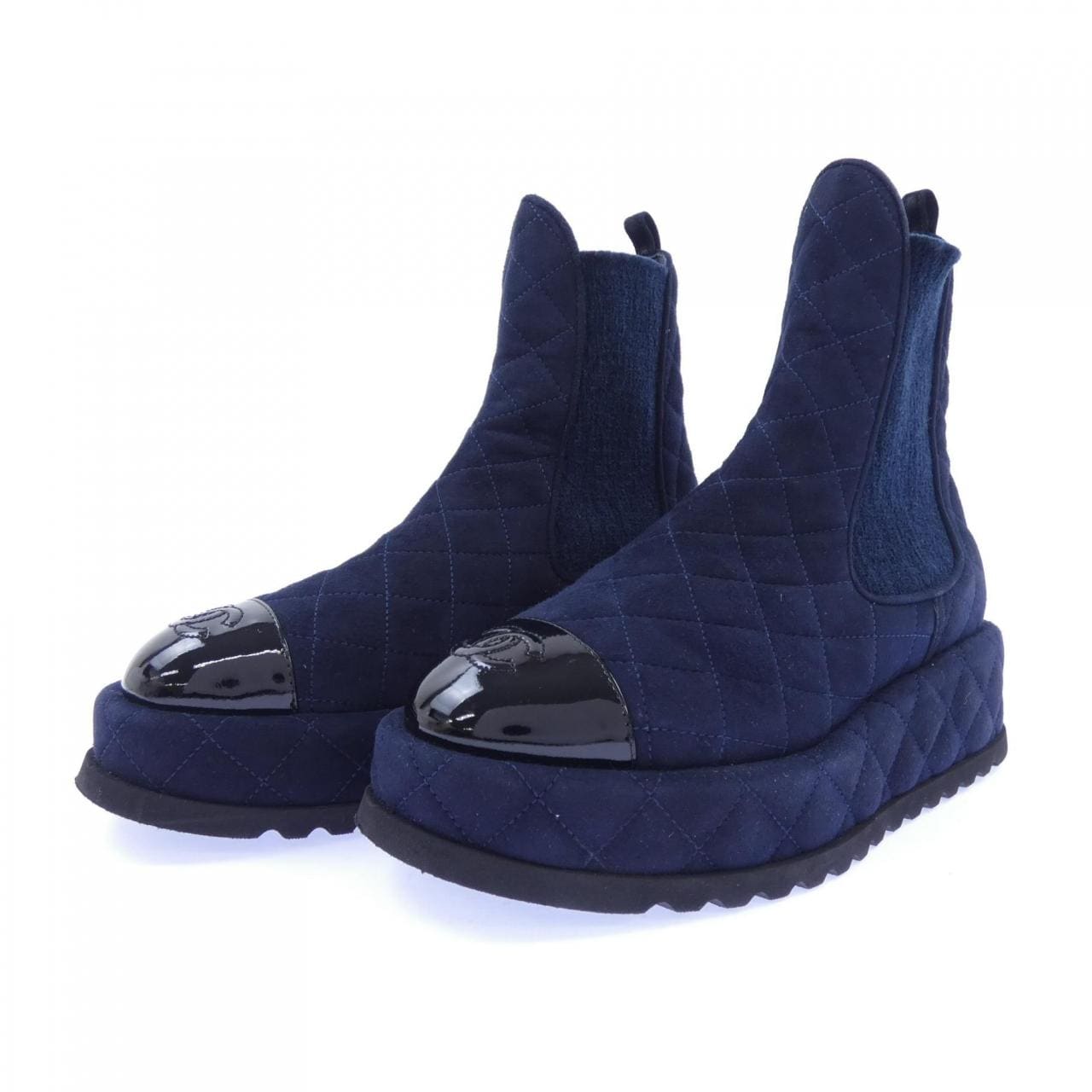 シャネル CHANEL ショートブーツ マトラッセ G45190B13941 ブーツ