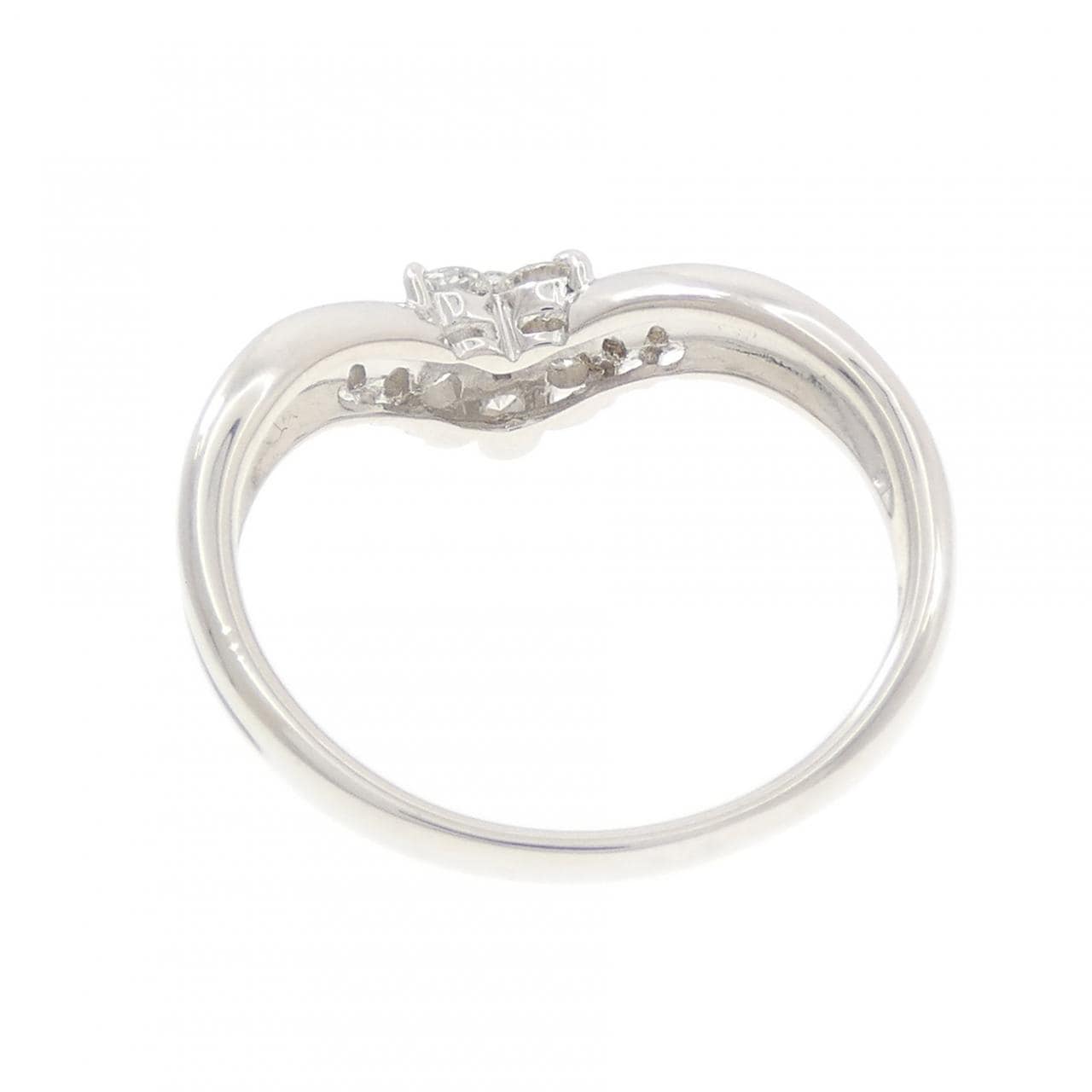 K18WG ダイヤモンド リング 0.50CT