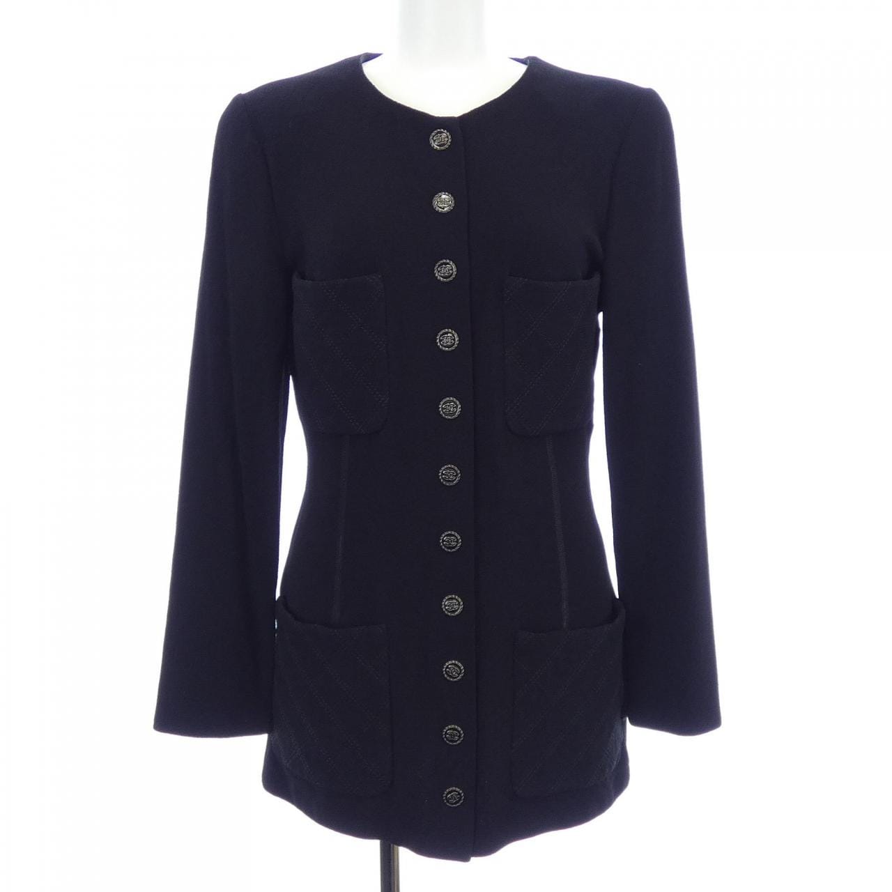 シャネル CHANEL P61292V46593 19S ノーカラージャケット