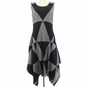 プリーツプリーズ PLEATS PLEASE 2009 ジオメトリック PP93-JH643 7564112 ワンピース