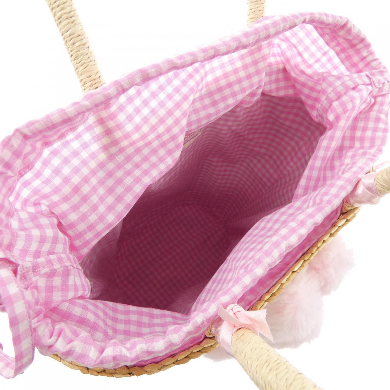 katie FLUFFY BUNNY BASKET BAG