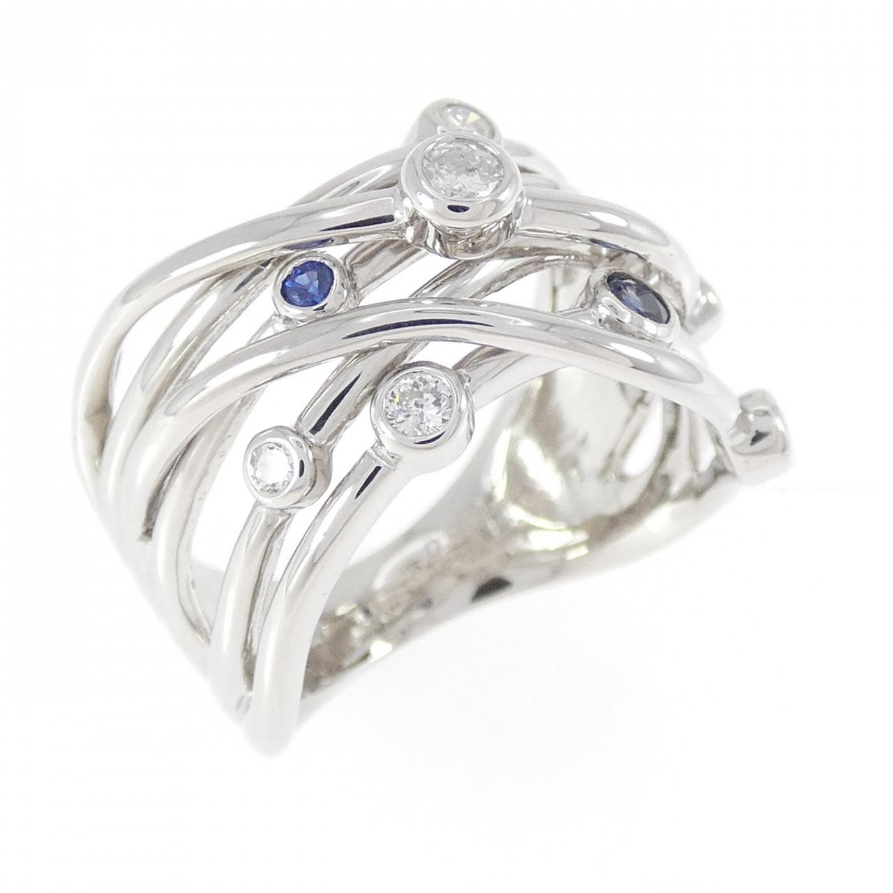 PT900 サファイヤ リング 0.21CT