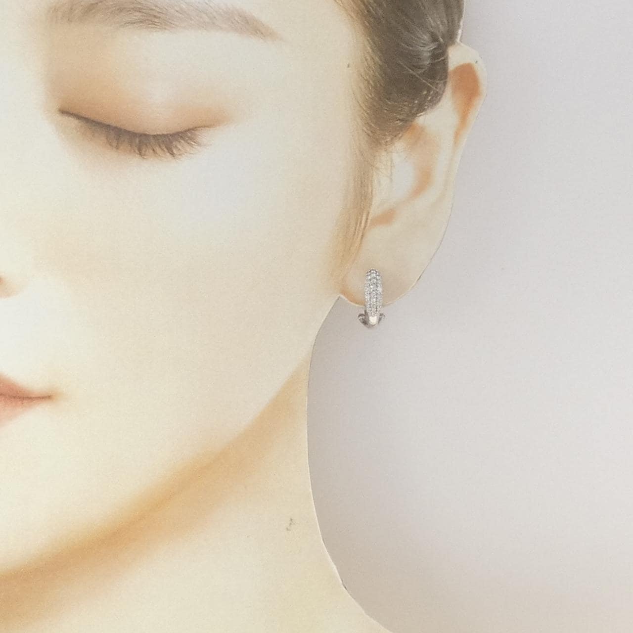 K18WG ダイヤモンド ピアス/イヤリング 0.50CT