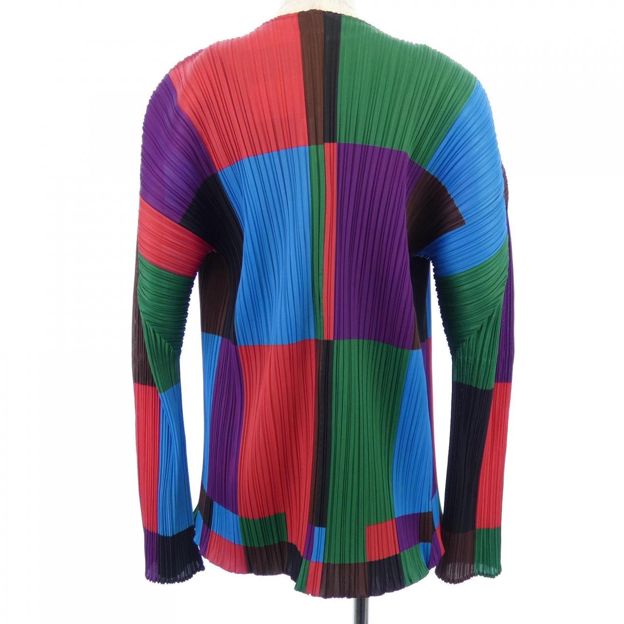 【ヴィンテージ】プリーツプリーズ PLEATS PLEASE 2001 マルチカラー PP14-JD344 カーディガン