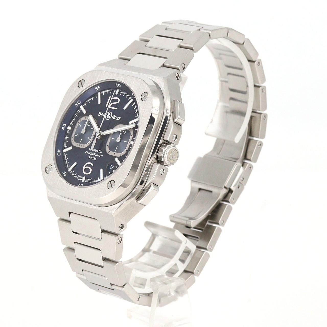 ベル&ロス BR05 クロノブルースティール BR05C-BLU-ST/SST SS 自動巻