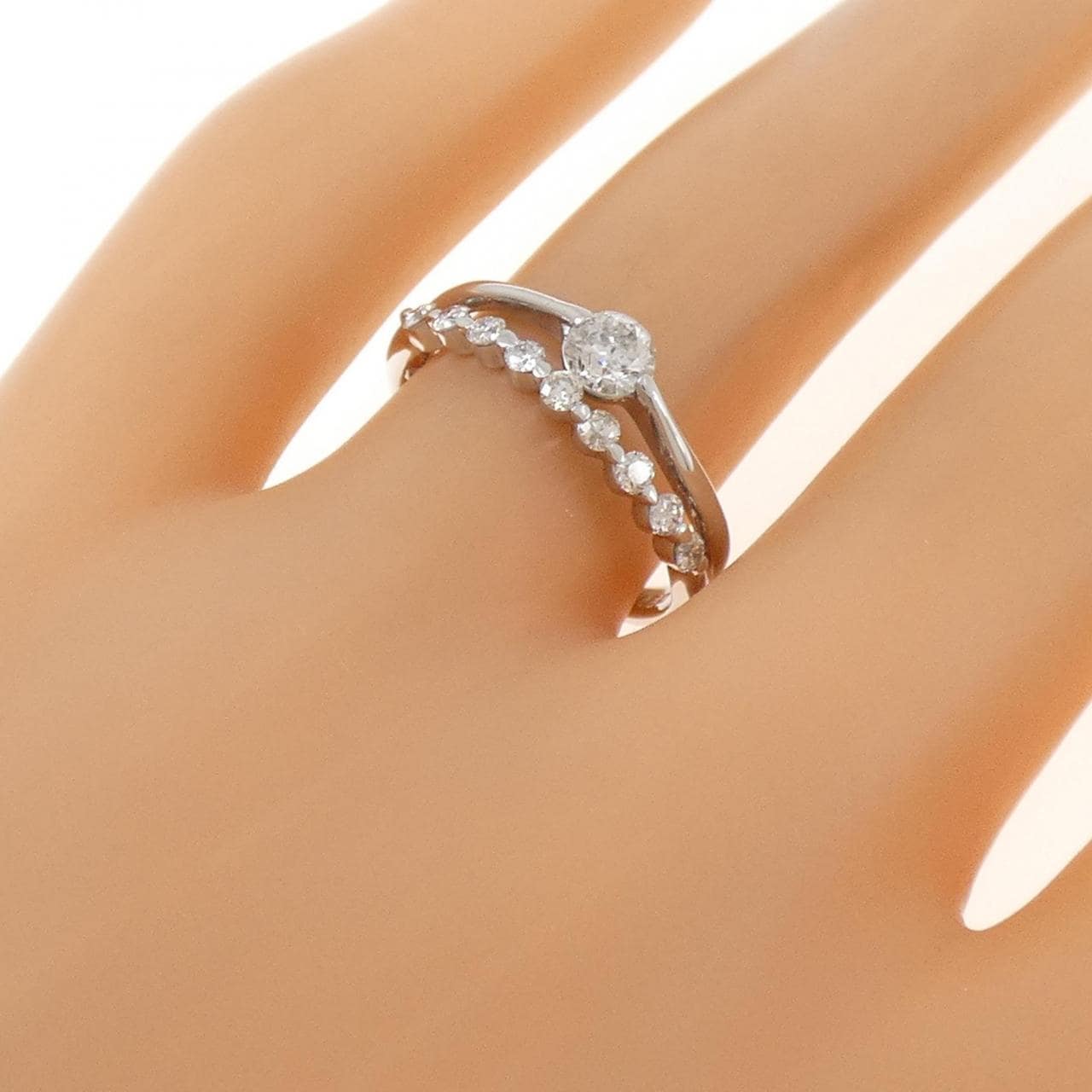 PT900 ダイヤモンド リング 0.50CT
