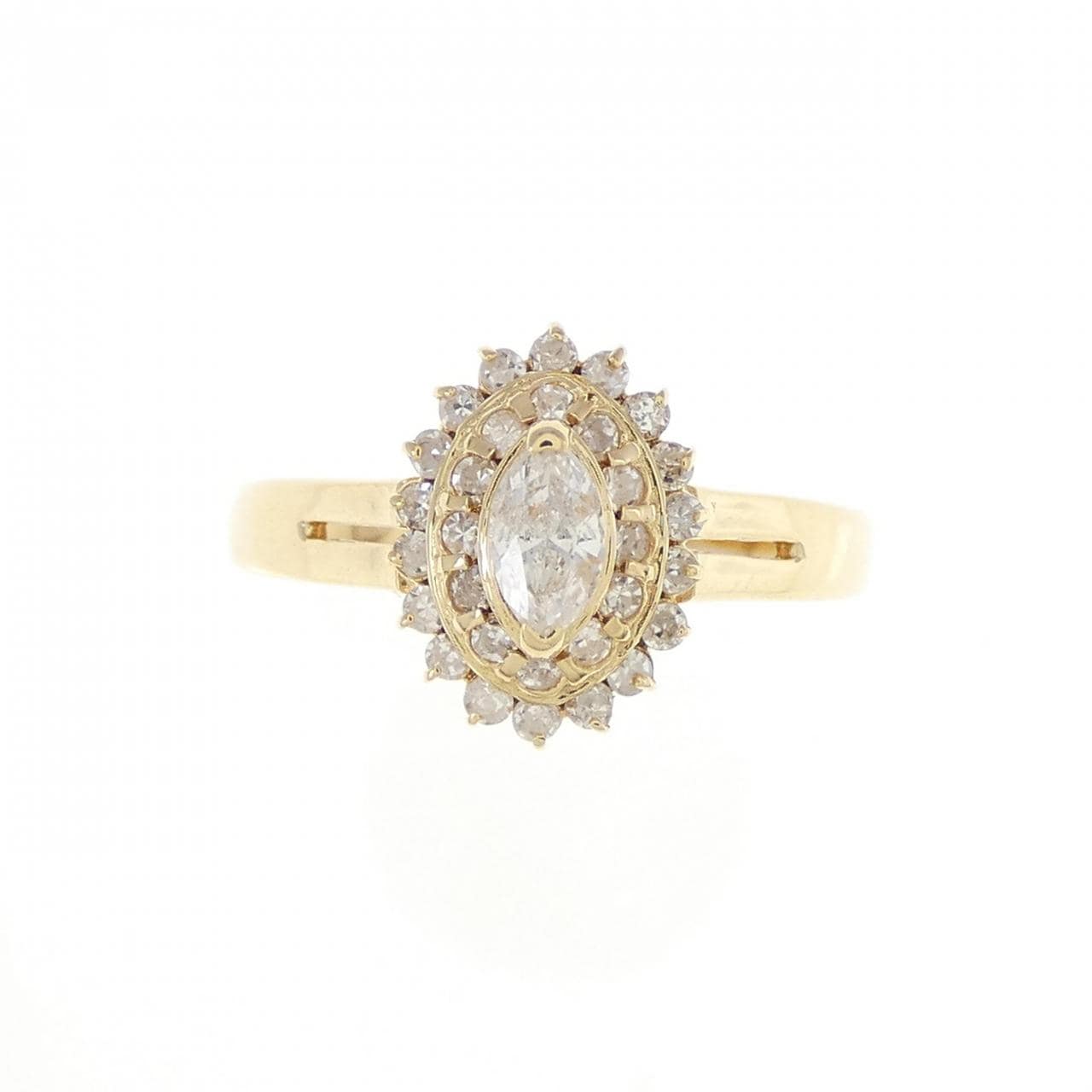 K18YG ダイヤモンド リング 0.33CT