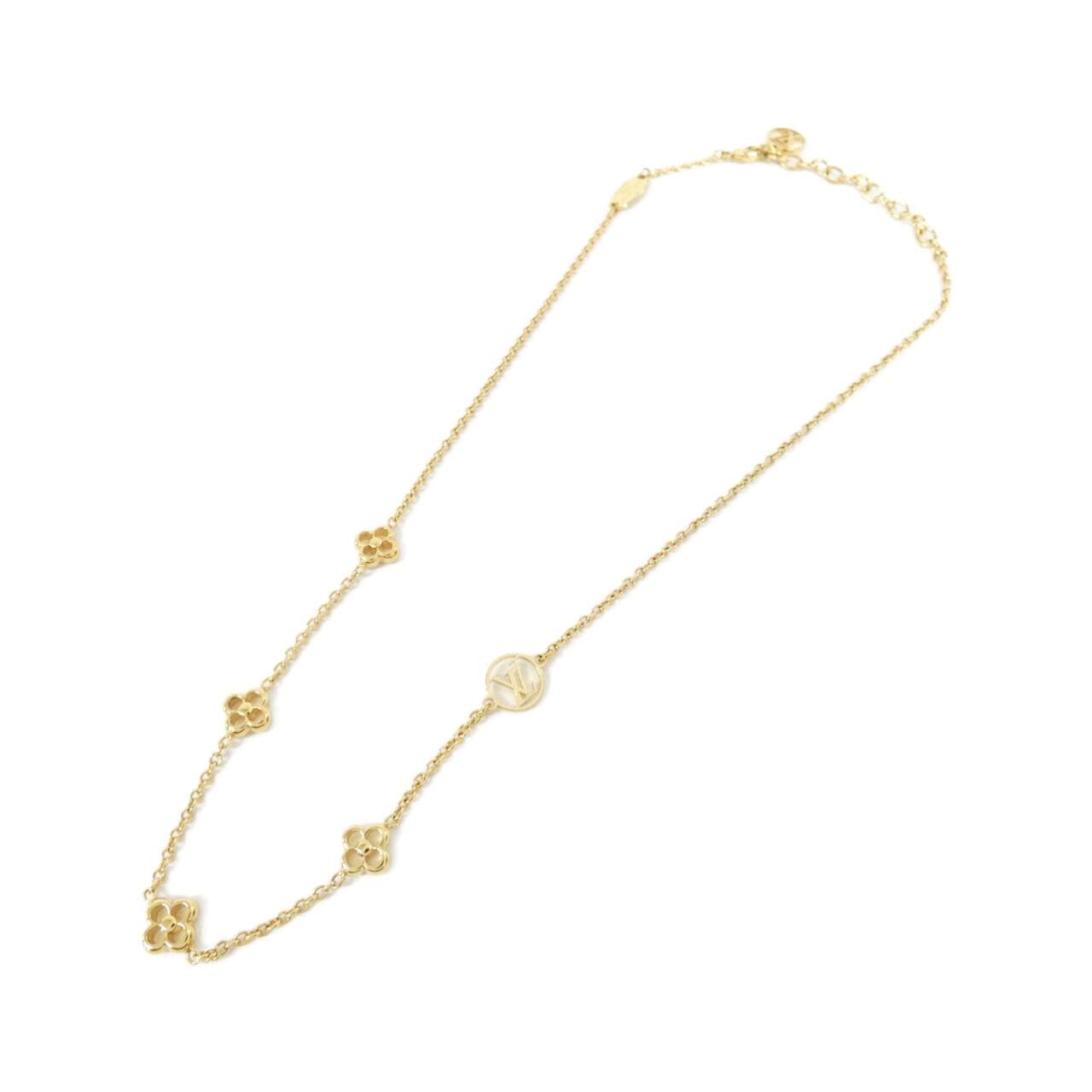 ルイヴィトン　花モチーフ ネックレス M68125 ルイヴィトン花モチーフ ネックレス M68125