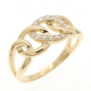 K18YG ダイヤモンド リング 0.16CT