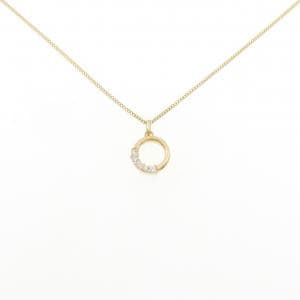 K18YG ダイヤモンド ネックレス 0.10CT