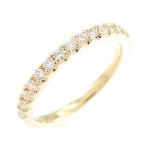 【リメイク】K18YG ハーフエタニティ ダイヤモンド リング 0.20CT