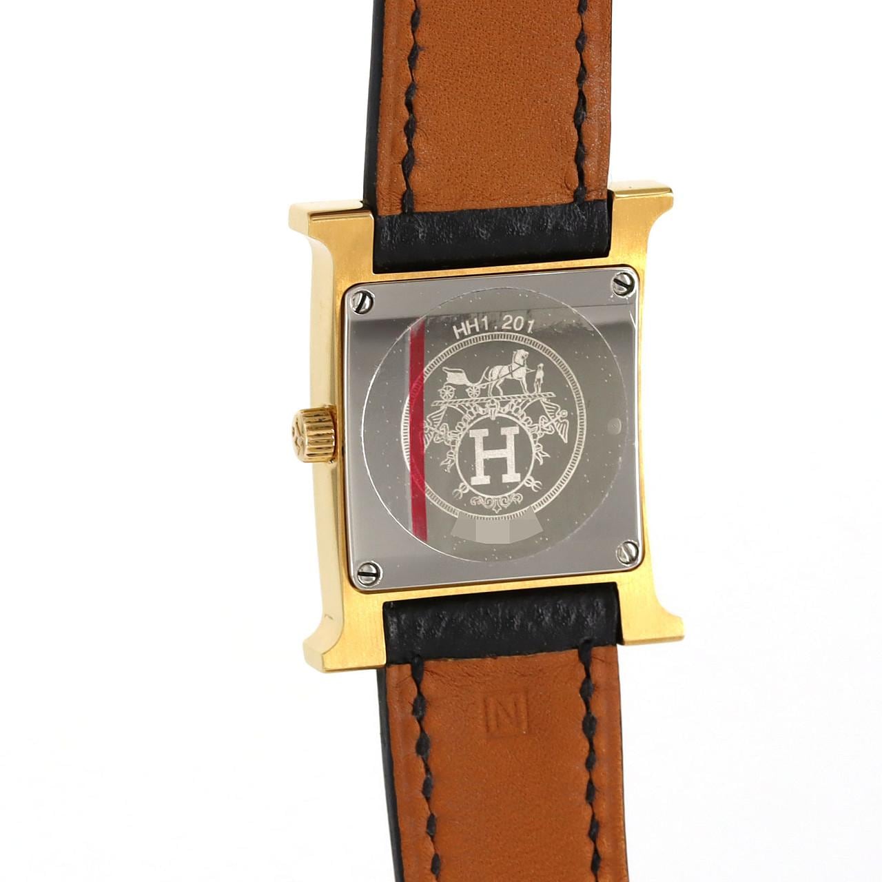HERMES H 手錶 GP HH1.201 GP石英