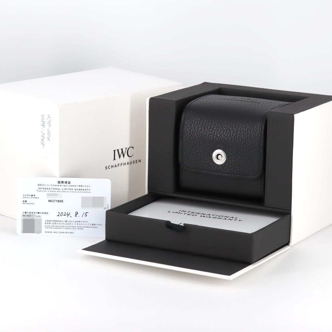IWC ポルトギーゼクロノグラフ IW371605 SS 自動巻