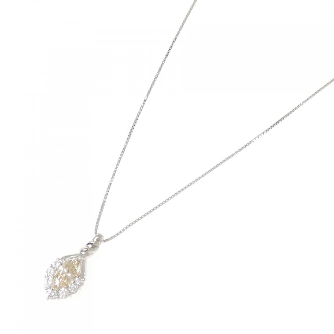 PT900/PT850 ダイヤモンド ネックレス 0.792CT