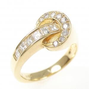 K18YG ダイヤモンド リング 0.09CT
