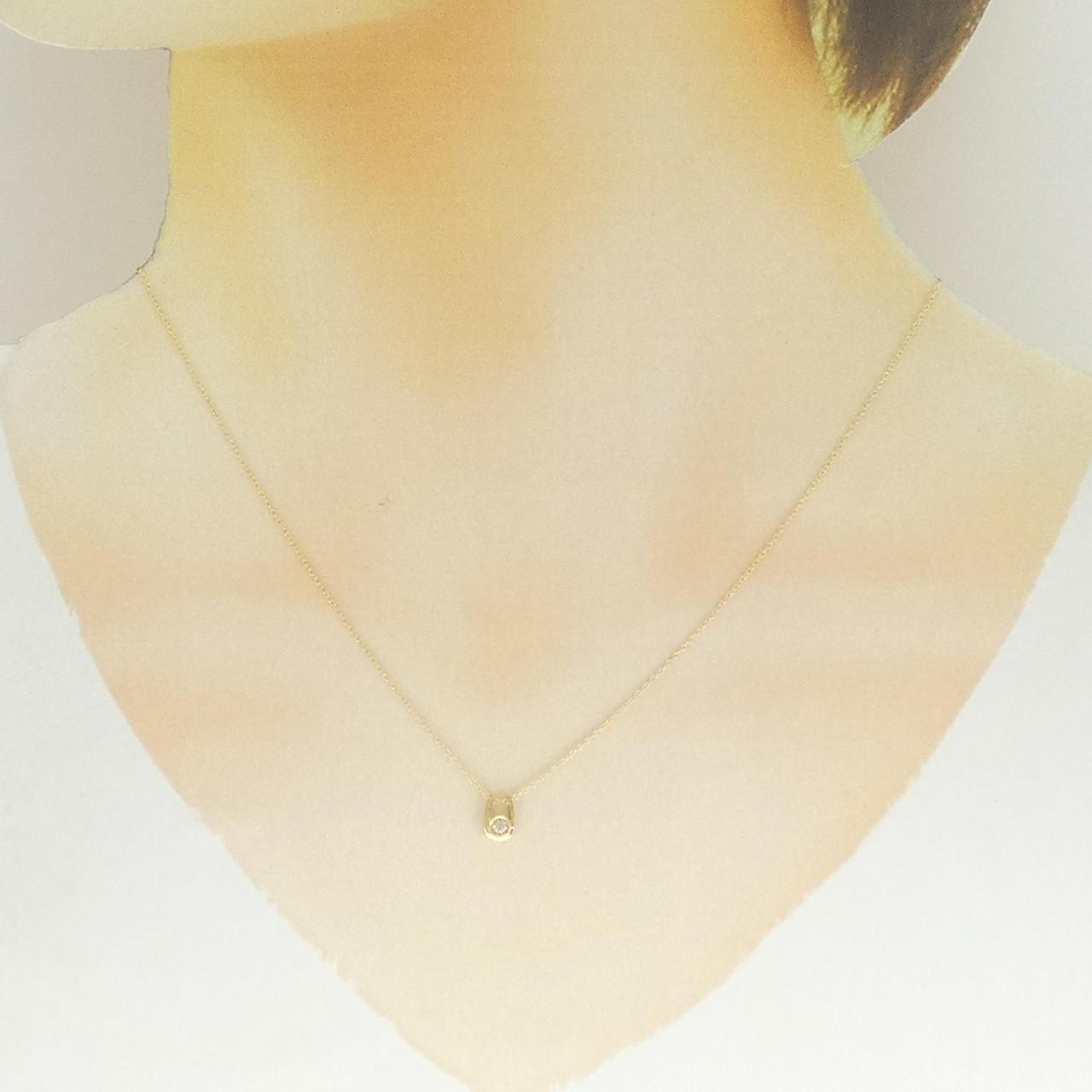 K18YG ダイヤモンド ネックレス 0.05CT