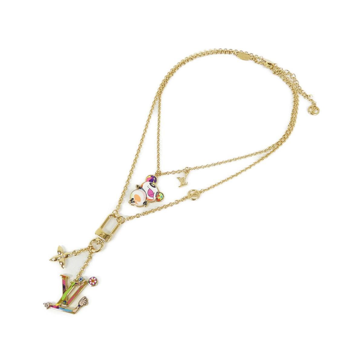 【未使用品】ルイヴィトン セット2ネックレススーパーフラット M02499 ネックレス