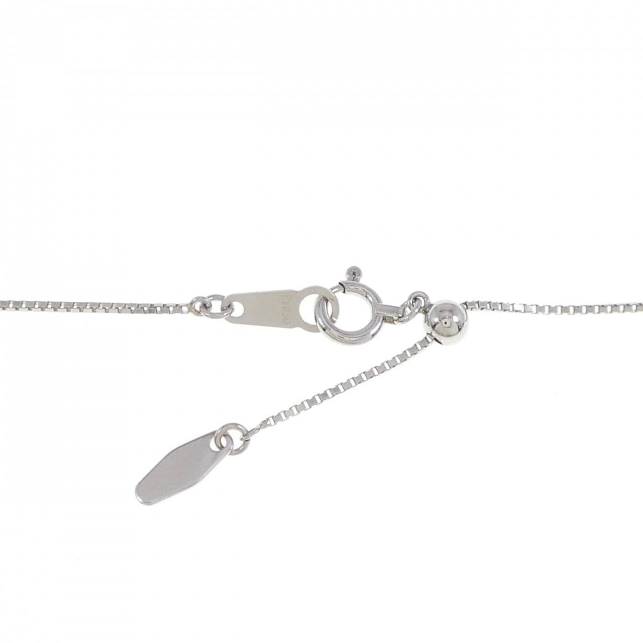 PT900/PT850 ピンクダイヤモンド ネックレス 0.02CT