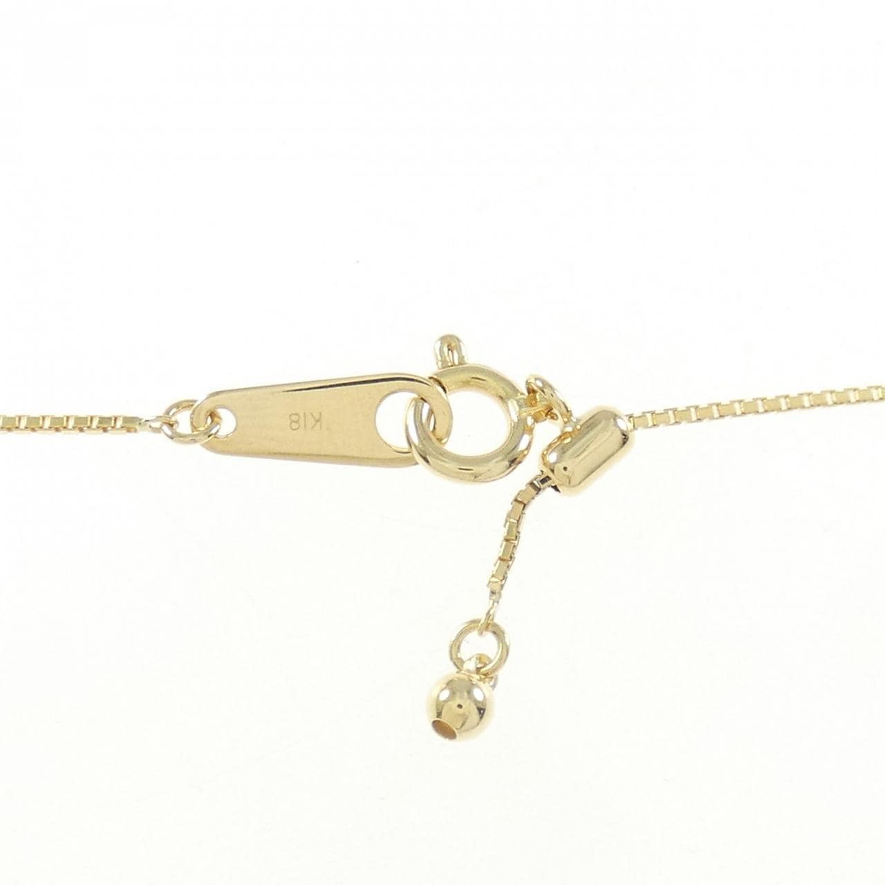 K18YG ダイヤモンド ネックレス 0.13CT