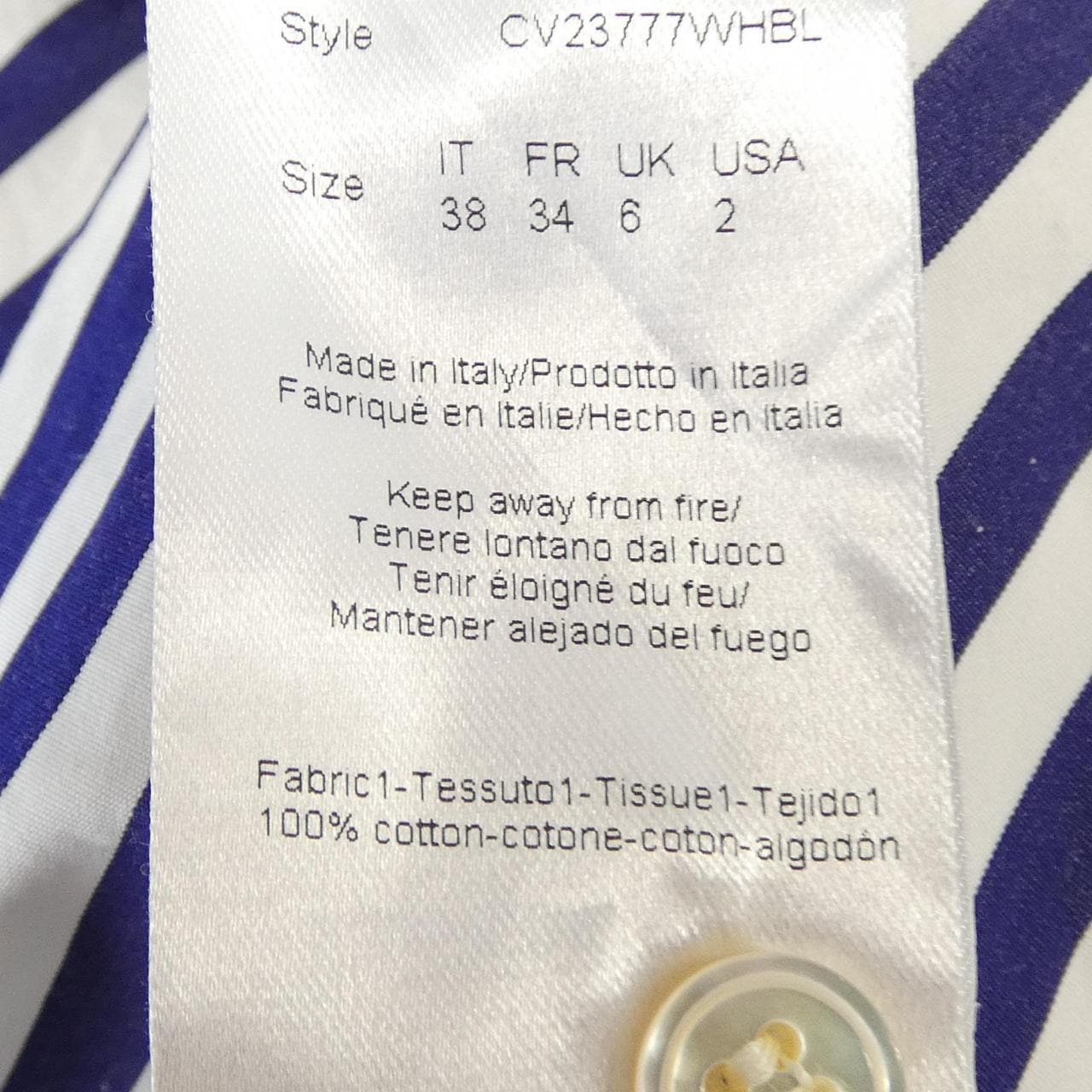 コルヴィル colville CV23777WHBL シャツ