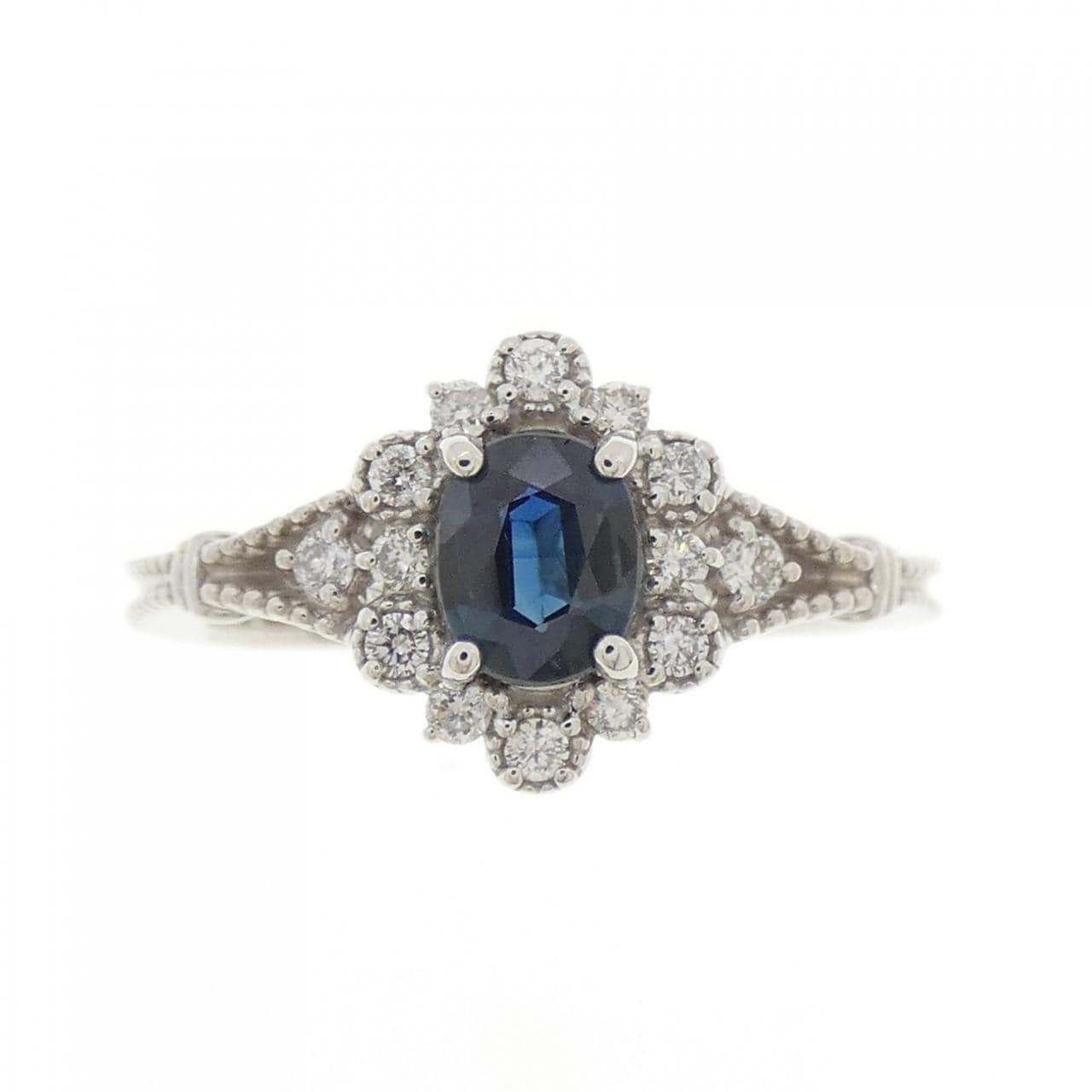 PT950 サファイヤ リング 0.51CT