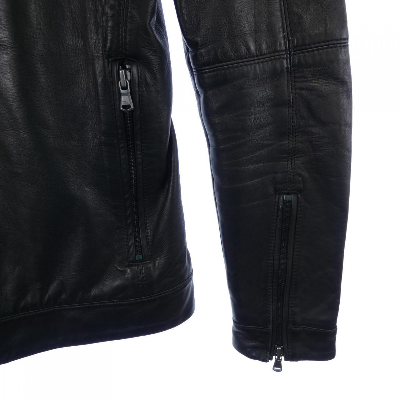 バーニーズニューヨーク BARNEYS NEW YORK レザーライダースジャケット