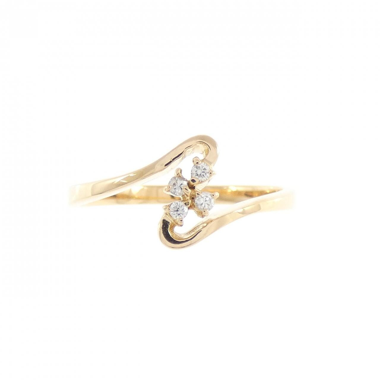K18YG ダイヤモンド リング 0.04CT