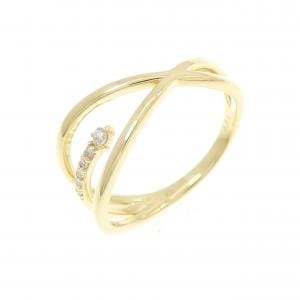 K18YG ダイヤモンド リング 0.04CT