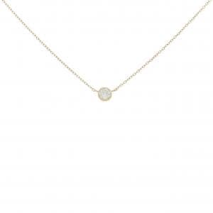 K18YG ソリティア ダイヤモンド ネックレス 0.177CT