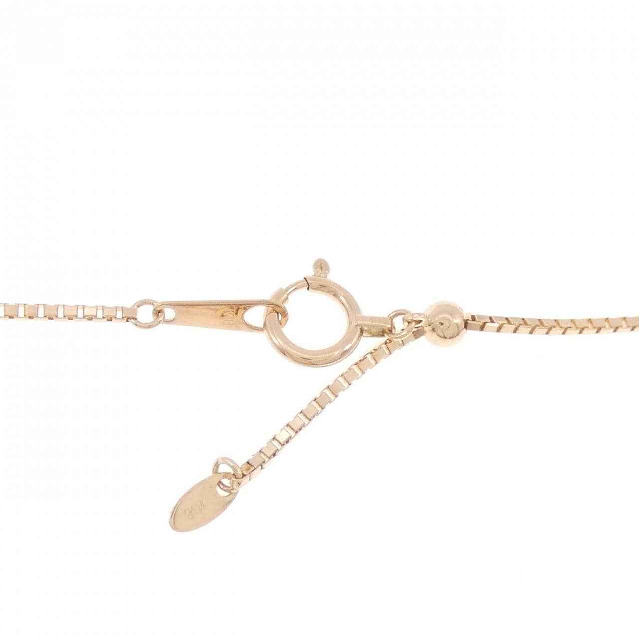 K18PG キャット サンゴ ネックレス 8.3mm